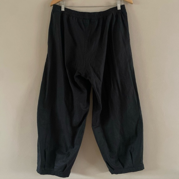 NWT The Celect Los Angeles Black Linen Pull-On Balloon Pants Streetwear Size XL - Picture 4 of 16
